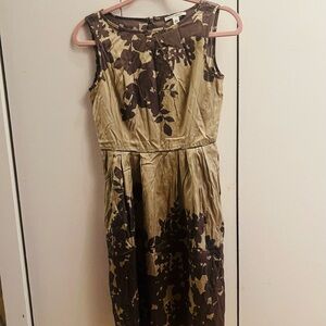 Banana Republic Cream Midi Sundress Sleeveless Casual